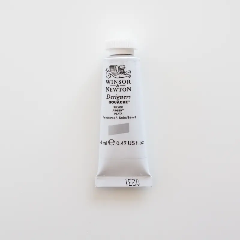 Winsor & Newton Designers Gouache 14ml Silver 3