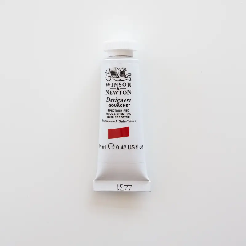 Winsor & Newton Designers Gouache 14ml Spectrum Red 1