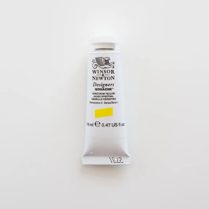 Winsor & Newton Designers Gouache 14ml Spectrum Yellow 1