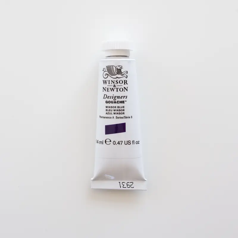 Winsor & Newton Designers Gouache 14ml Winsor Blue 3