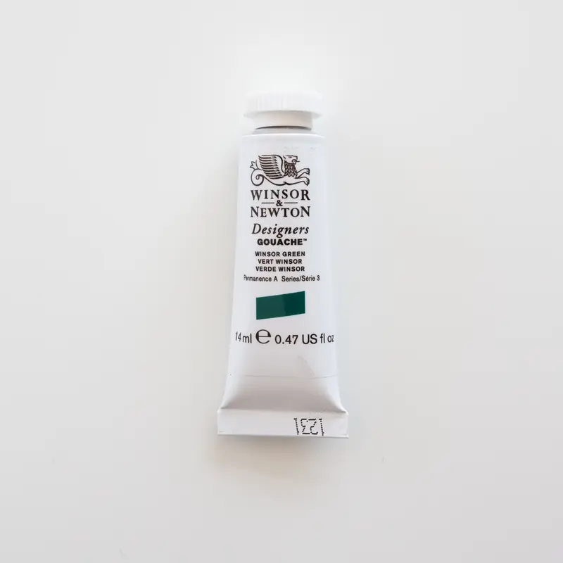 Winsor & Newton Designers Gouache 14ml Winsor Green 3