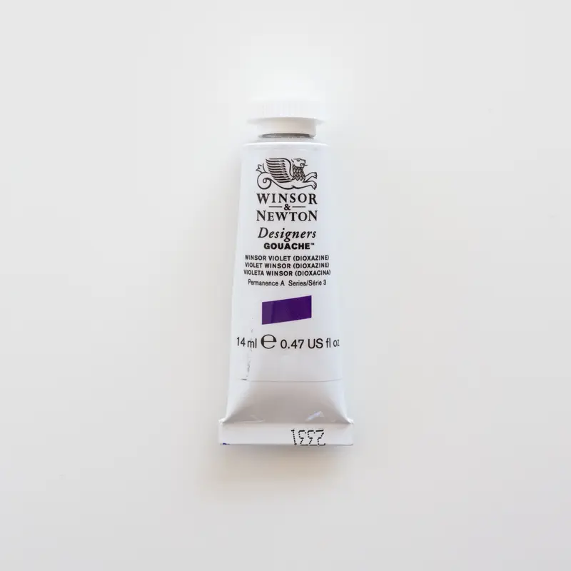 Winsor & Newton Designers Gouache 14ml Winsor Violet (dioxazine) 3