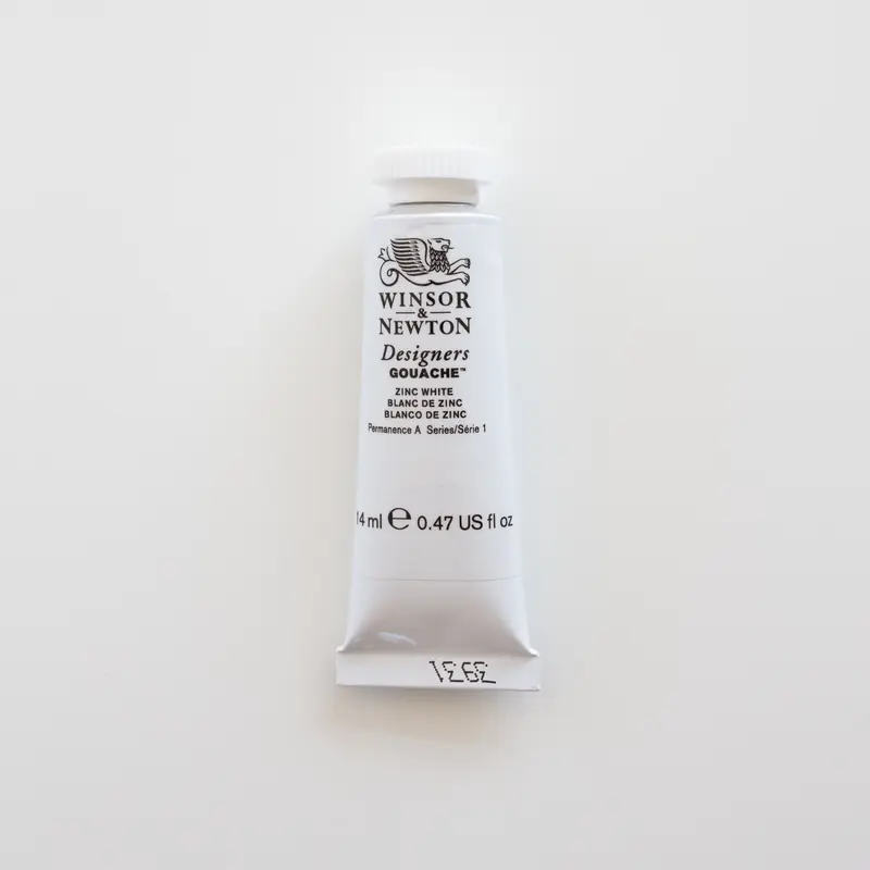 Winsor & Newton Designers Gouache 14ml Zinc White 1