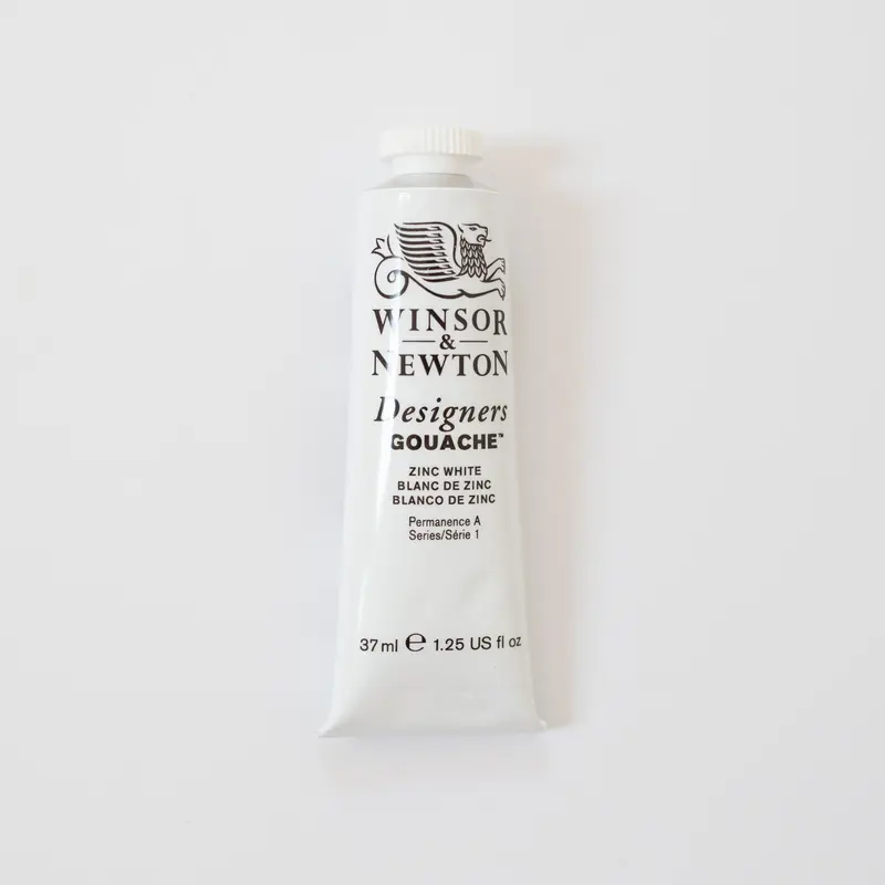 Winsor & Newton Designers Gouache 37ml Zinc White 1