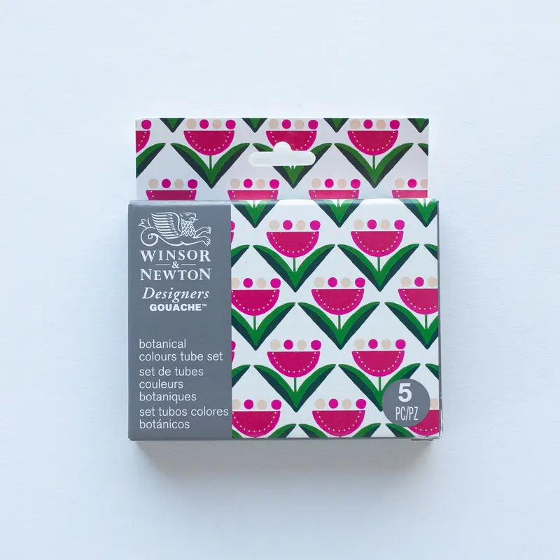 Winsor & Newton Designers Gouache Set Botanical 5x14ml