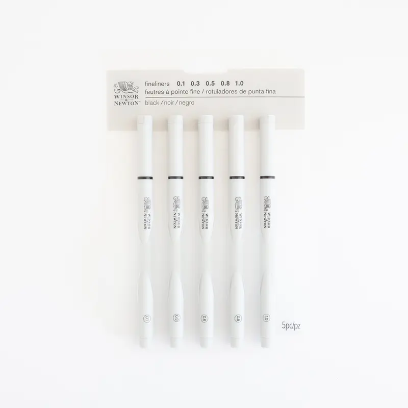 Winsor & Newton Fineliner Black set 5