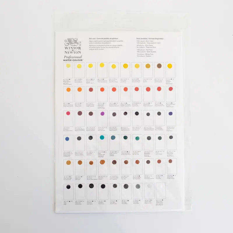 Winsor & Newton Professional Dot cards