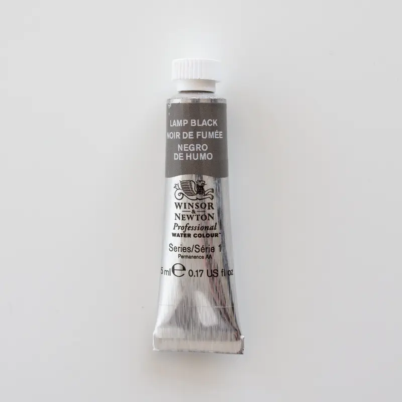 Winsor & Newton Professional Water Colours 5ml Lamp Black 1