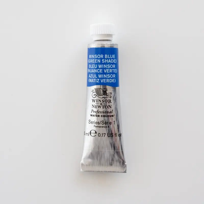 Winsor & Newton Professional Water Colours 5ml Winsor Blue (green shade) 1