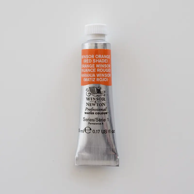 Winsor & Newton Professional Water Colours 5ml Winsor Orange (red shade) 1