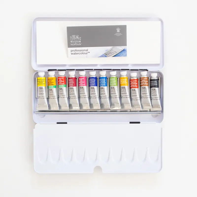 Winsor & Newton Professional watercolor box 12x 5ml