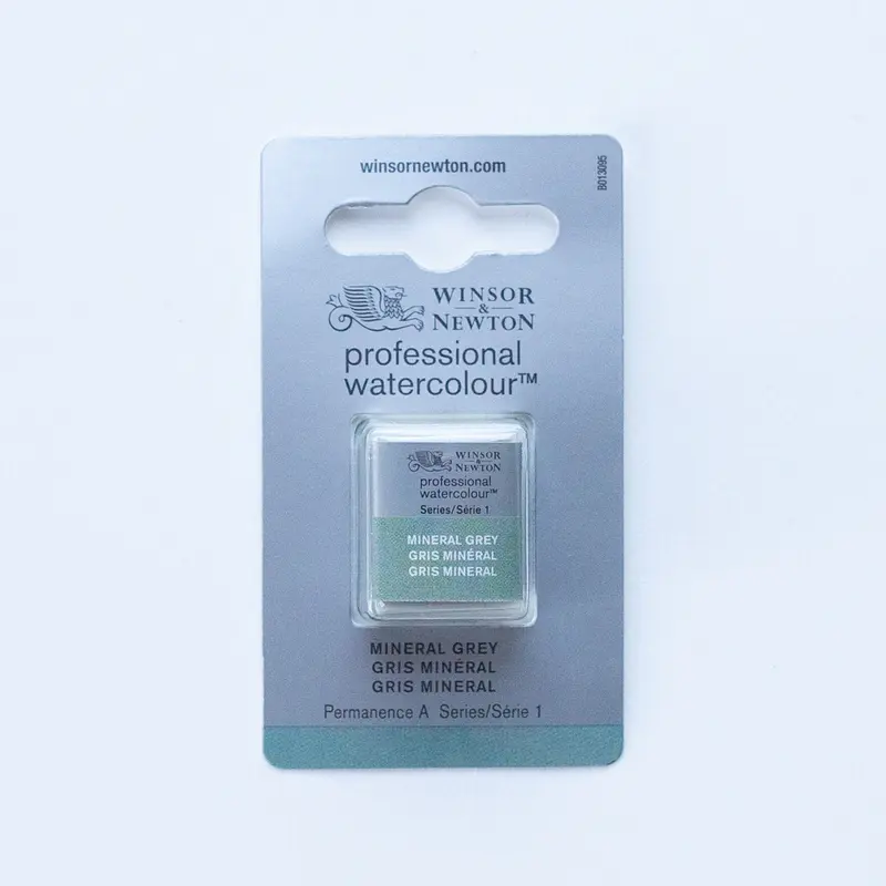 Winsor & Newton Professional Watercolour Halve nap Mineral Grey 1