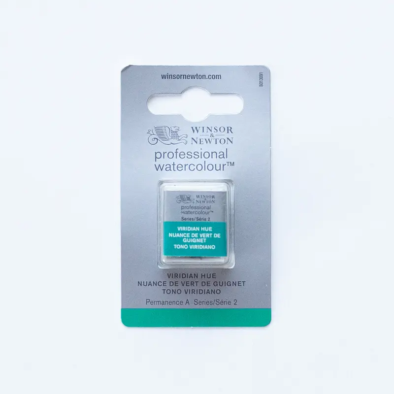 Winsor & Newton Professional Watercolour Halve nap Viridian Hue 2