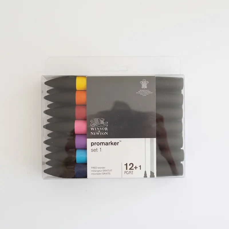 Winsor & Newton Promarker Set 12+1 set 1