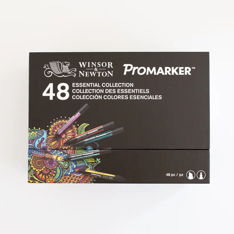 Winsor & Newton Promarker Set 48 Essential Collection