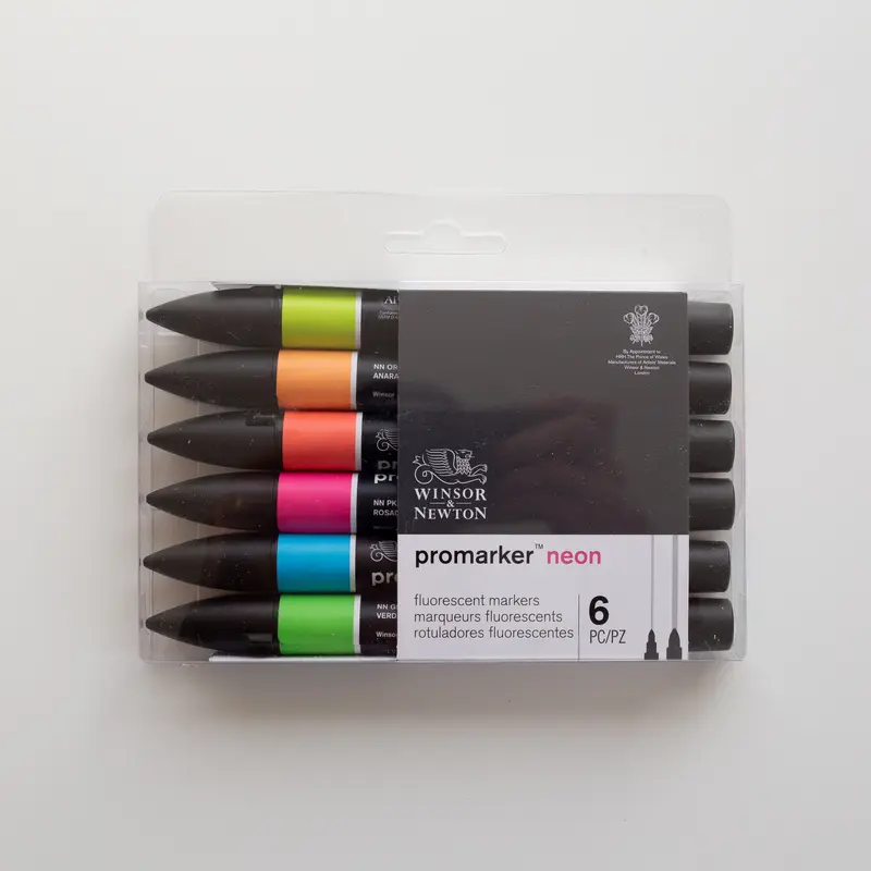 Winsor & Newton Promarker Set Neon