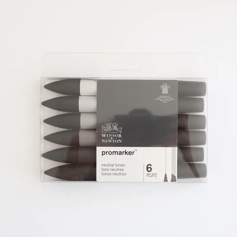 Winsor & Newton Promarker Set Neutral Tones