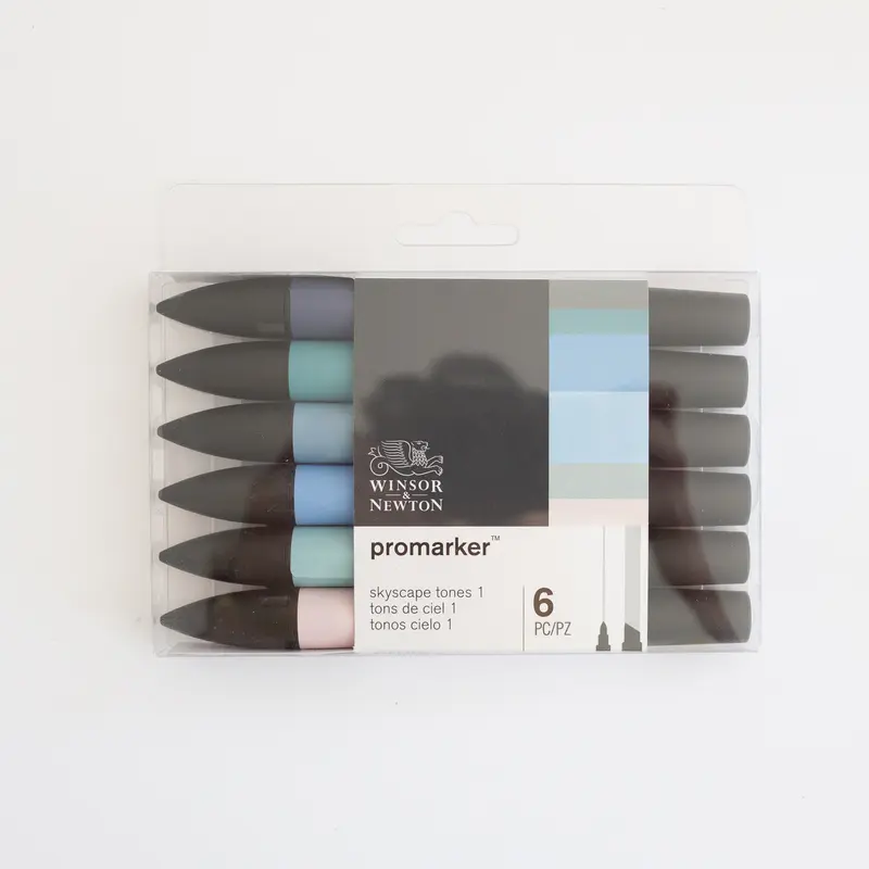 Winsor & Newton Promarker Set Skyscape Tones 1
