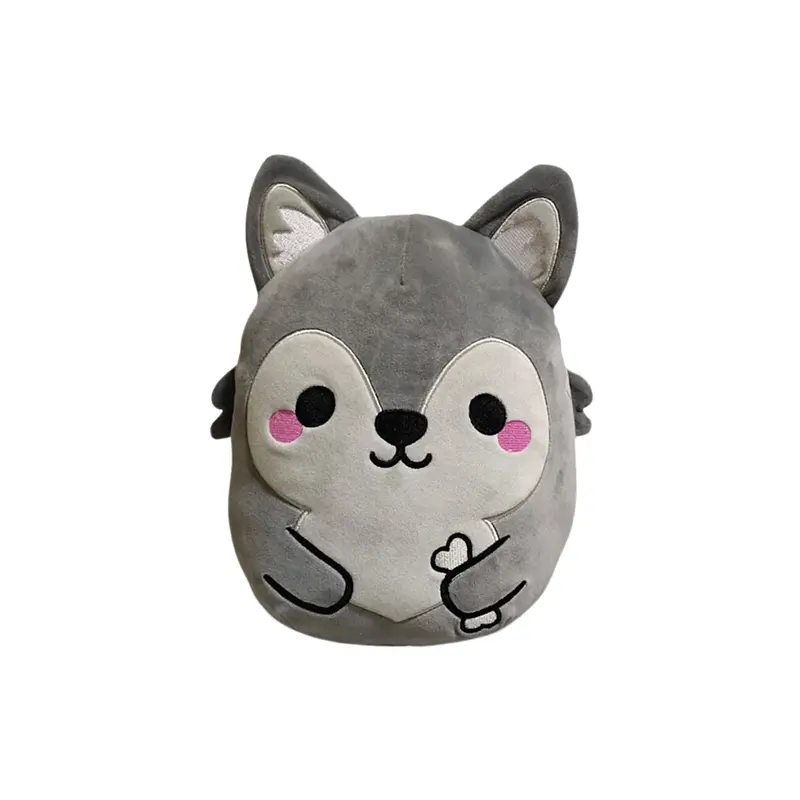 Wolf squishy knuffel 20 cm