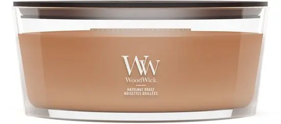 WoodWick Hazelnut Roast Ellipse Candle