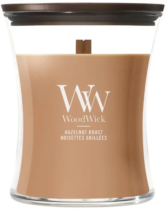 WoodWick Hazelnut Roast Medium Candle