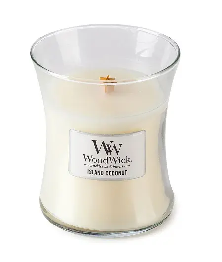 WoodWick Island Coconut Medium Candle