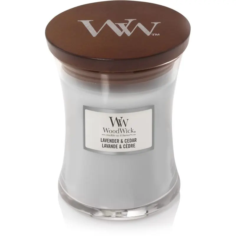 WoodWick Lavender & Cedar Medium Candle