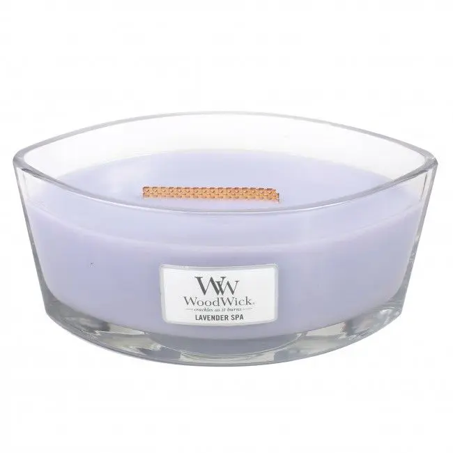 Woodwick Lavender Spa HearthWick Flame Ellipse