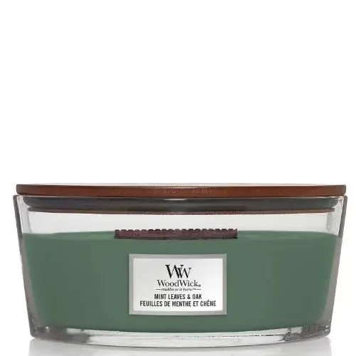 WoodWick Mint Leaves & Oak Heartwick Flame Ellipse