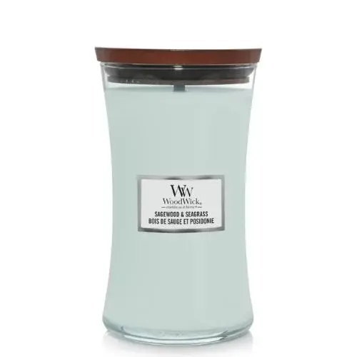 WoodWick Sagewood & Seagrass Large Candle