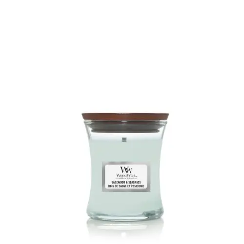 WoodWick Sagewood & Seagrass Mini Candle