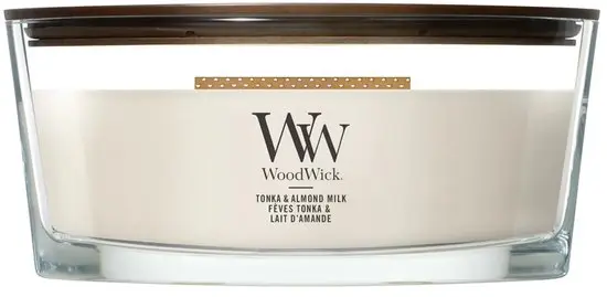WoodWick Tonka & Almond Milk Ellipse
