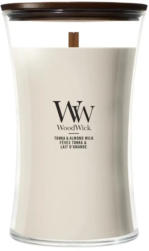 WoodWick Tonka & Almond Milk - Large