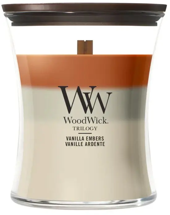 WoodWick Trilogy Vanilla Embers - Medium
