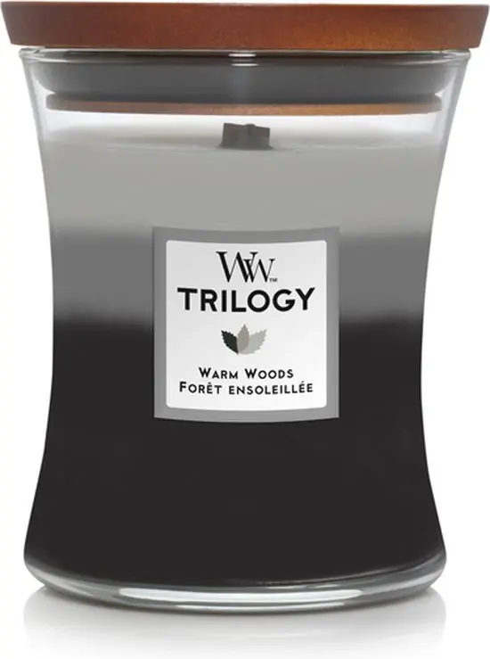 WoodWick Warm Woods Trilogy Medium Candle