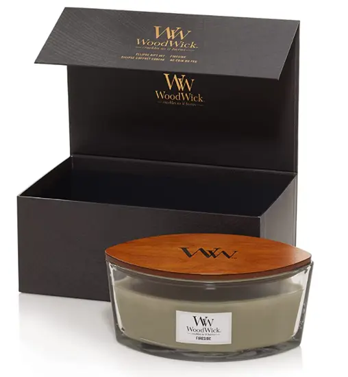 Woodwick WW Deluxe Gift Set Ellipse Candle