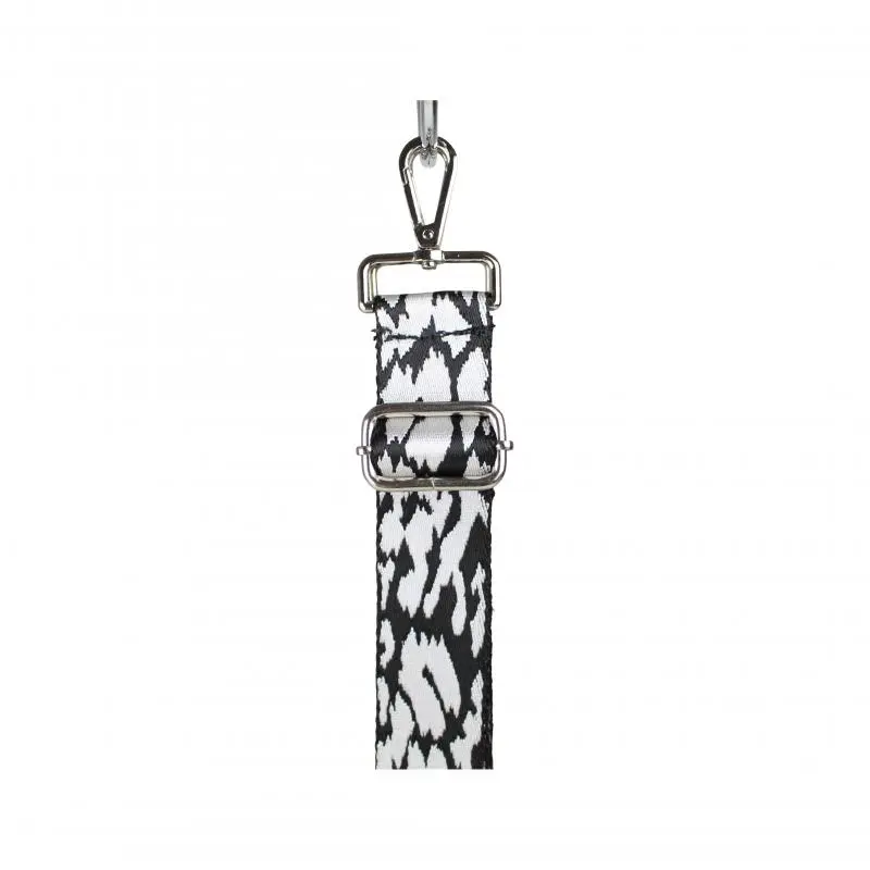 Woven strap – Leopard (zilver)