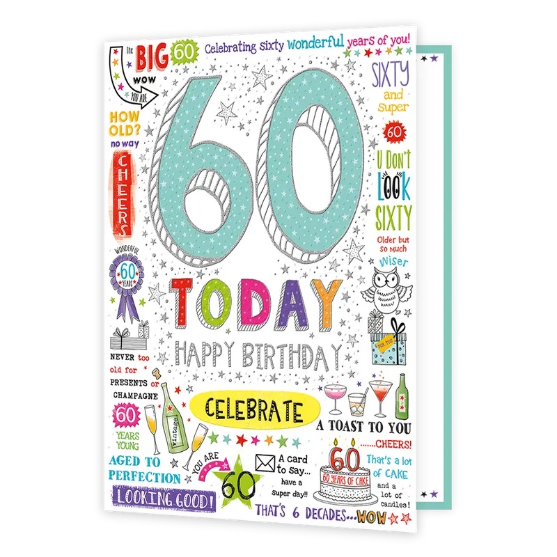 XL kaart - 60 today