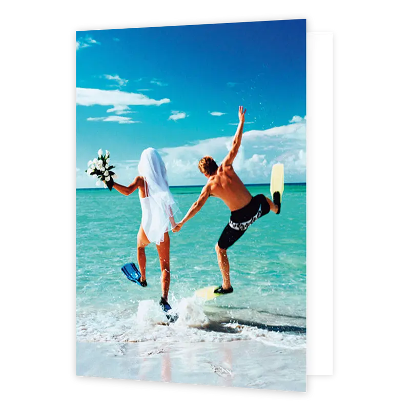 XL kaart - Beach wedding