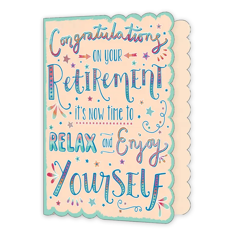 XL kaart - Congratulations on your retirement