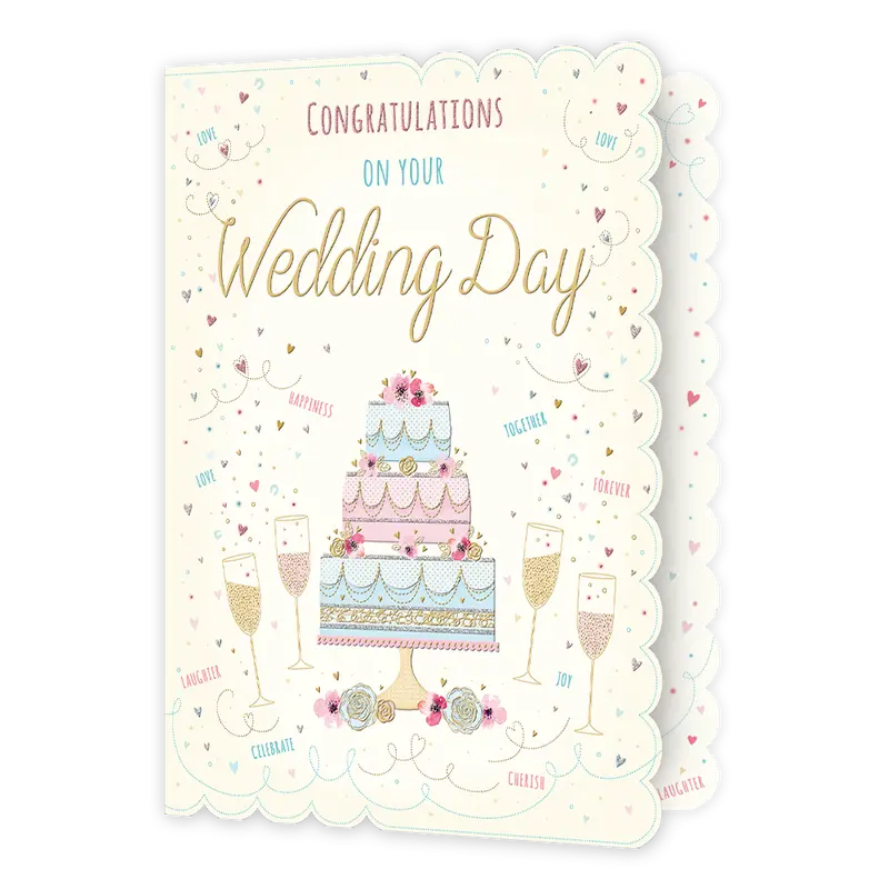 XL kaart - Congratulations on your wedding day