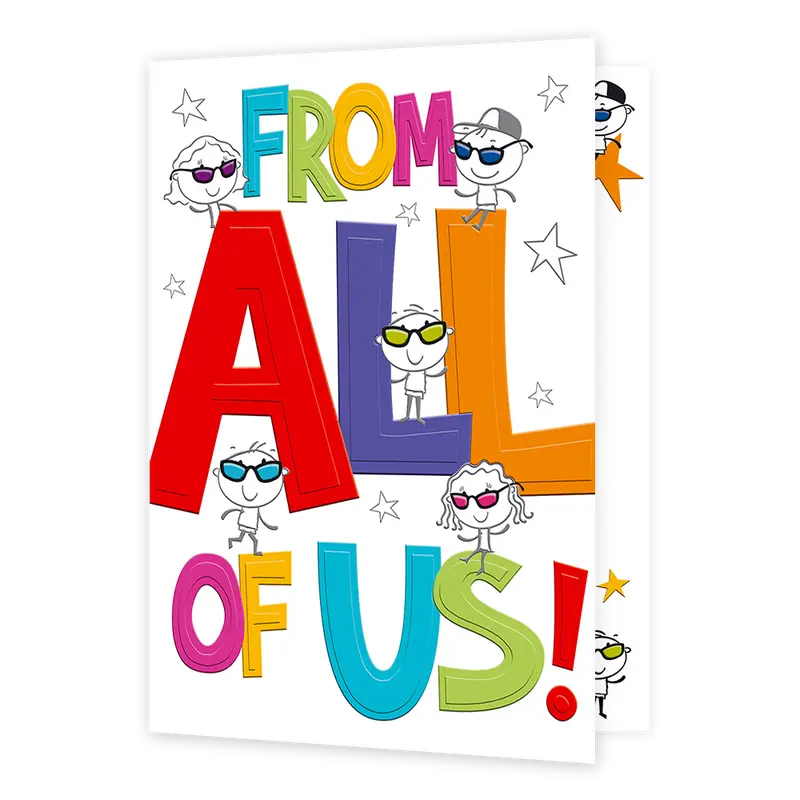 XL kaart - From all of us