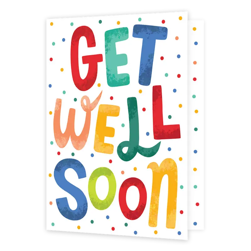 XL kaart - Get well soon