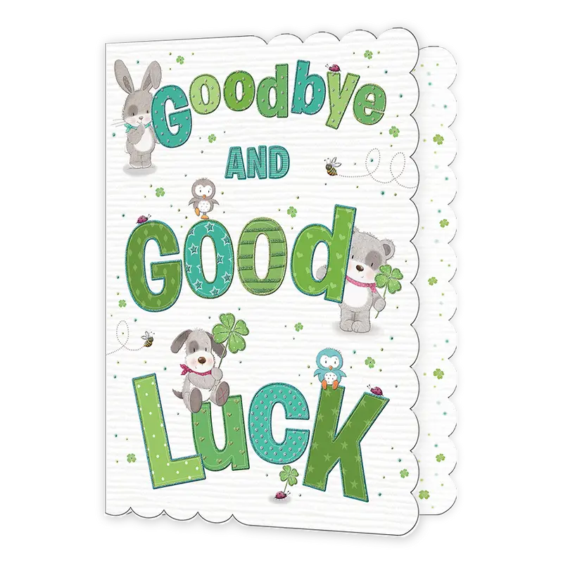 XL kaart - Goodbye and good luck