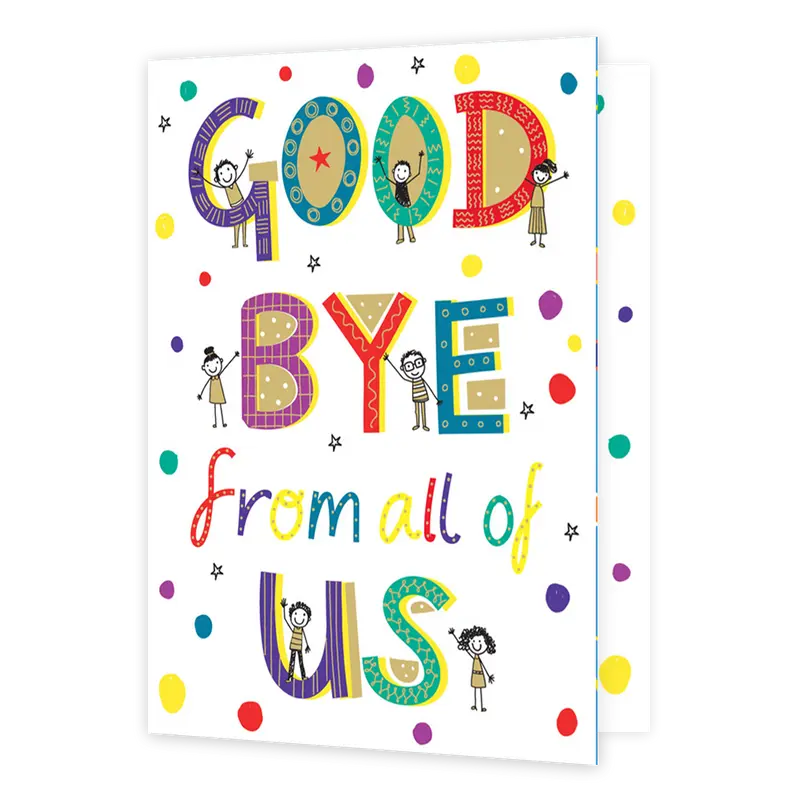 XL kaart - Goodbye from all of us