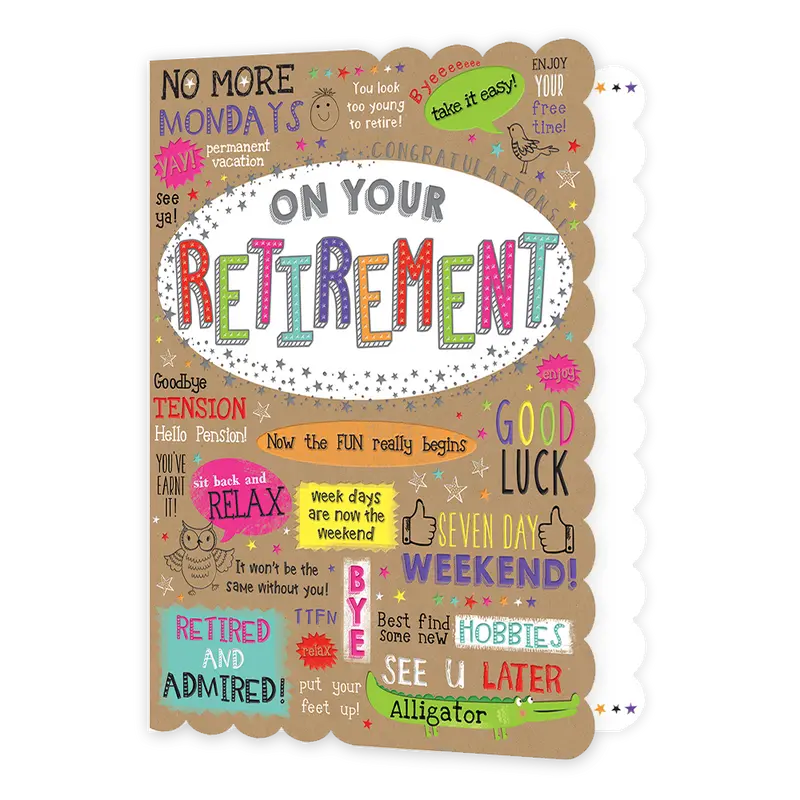 XL kaart - On your retirement