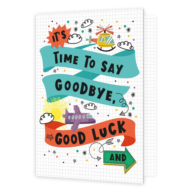 XL kaart - Time to say goodbye