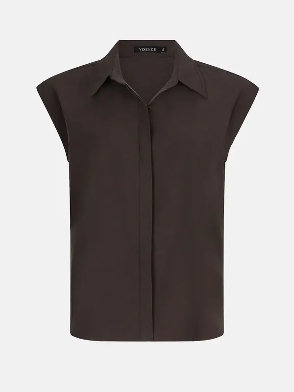Ydence Blouse Sabrina - Dark Brown