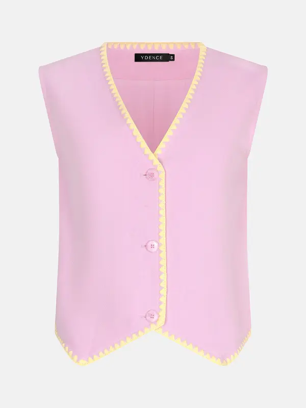 Ydence Gilet Billie - Lavender Pink