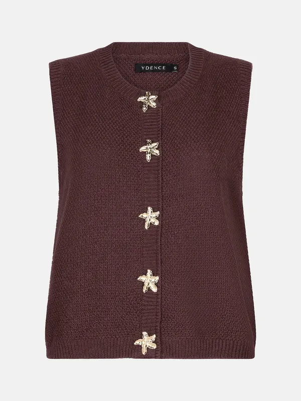 Ydence Knitted top Mona - Brown